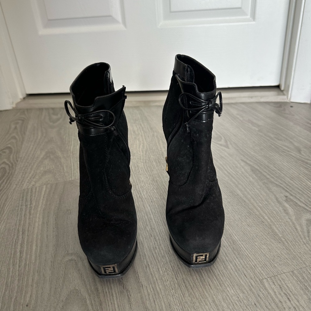 Fendi Women's Black Ankle Boots
